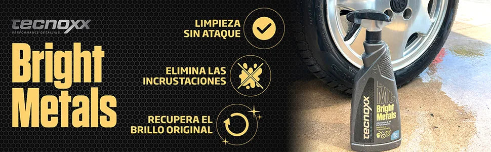 TECNOXX Bright Metals Limpiador Metales y Llantas