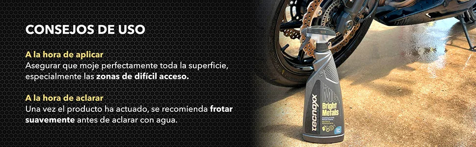 TECNOXX Bright Metals Limpiador Metales y Llantas