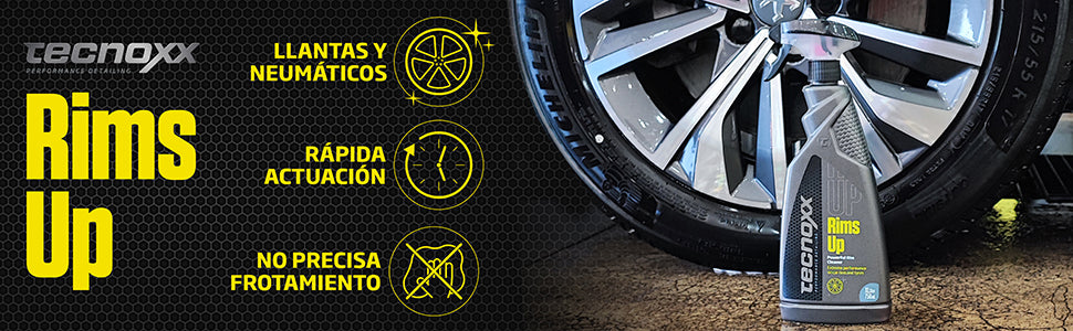 TECNOXX Rims Up Limpia lloantas acabado en brillo