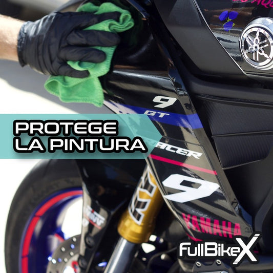 WATERLESS & CARNAUBA - Limpiador y Abrillantador en Seco Moto