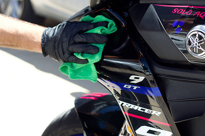 WATERLESS & CARNAUBA - Limpiador y Abrillantador en Seco Moto